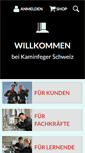 Mobile Screenshot of kaminfeger.ch